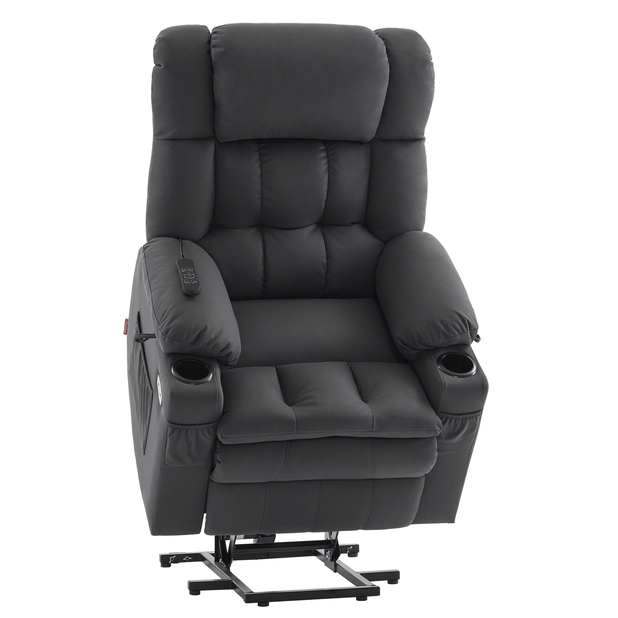 Elektrische Sta-op Relaxfauteuil 7546, 3 Motoren, USB, Tot 165° Ligstand – foto 27