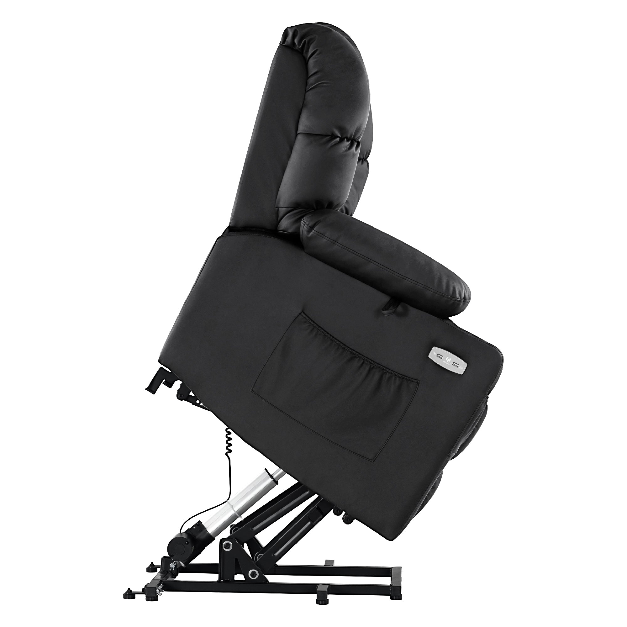 elektrische relaxfauteuil met sta-op hulp, 3 motoren, ligstand, USB – foto 16