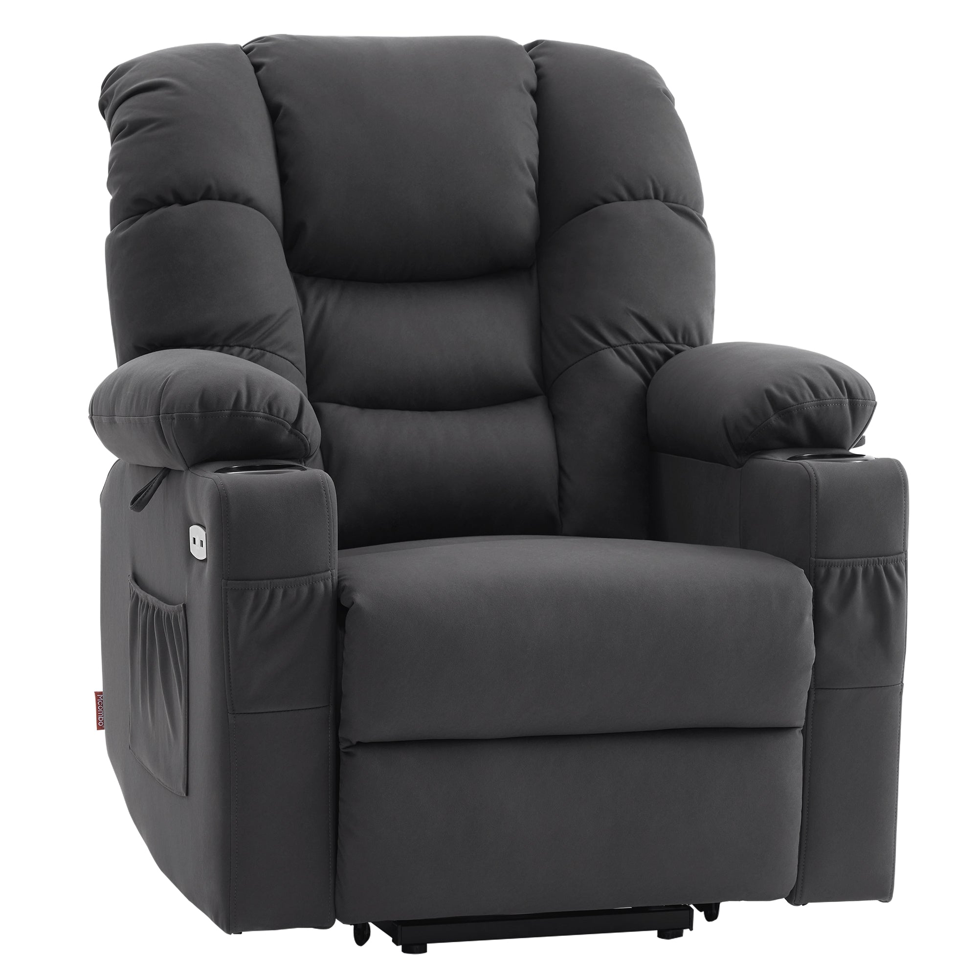 elektrische relaxfauteuil met sta-op hulp, 3 motoren, ligstand, USB – foto 3