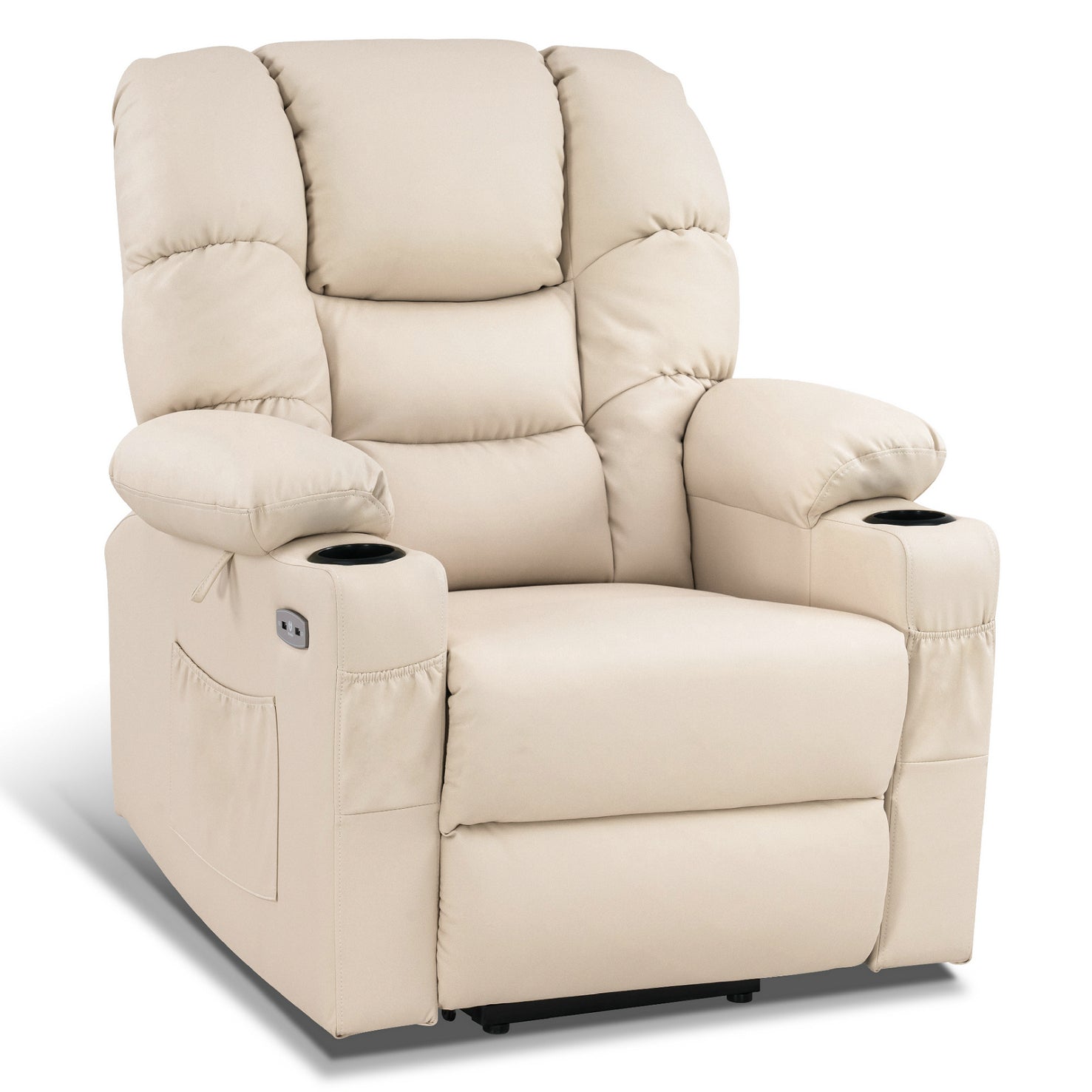 elektrische relaxfauteuil met sta-op hulp, 3 motoren, ligstand, USB – foto 25