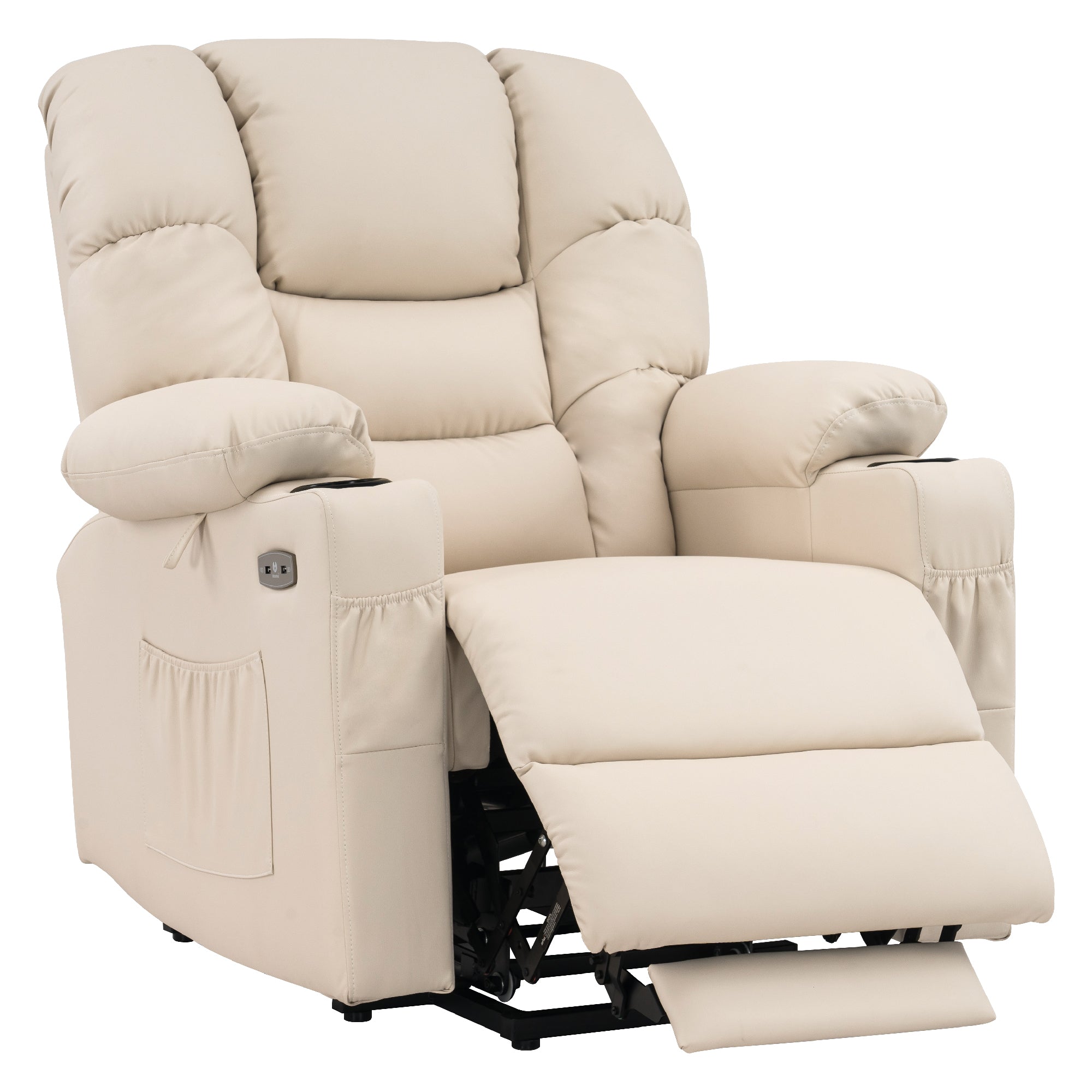 elektrische relaxfauteuil met sta-op hulp, 3 motoren, ligstand, USB – foto 26