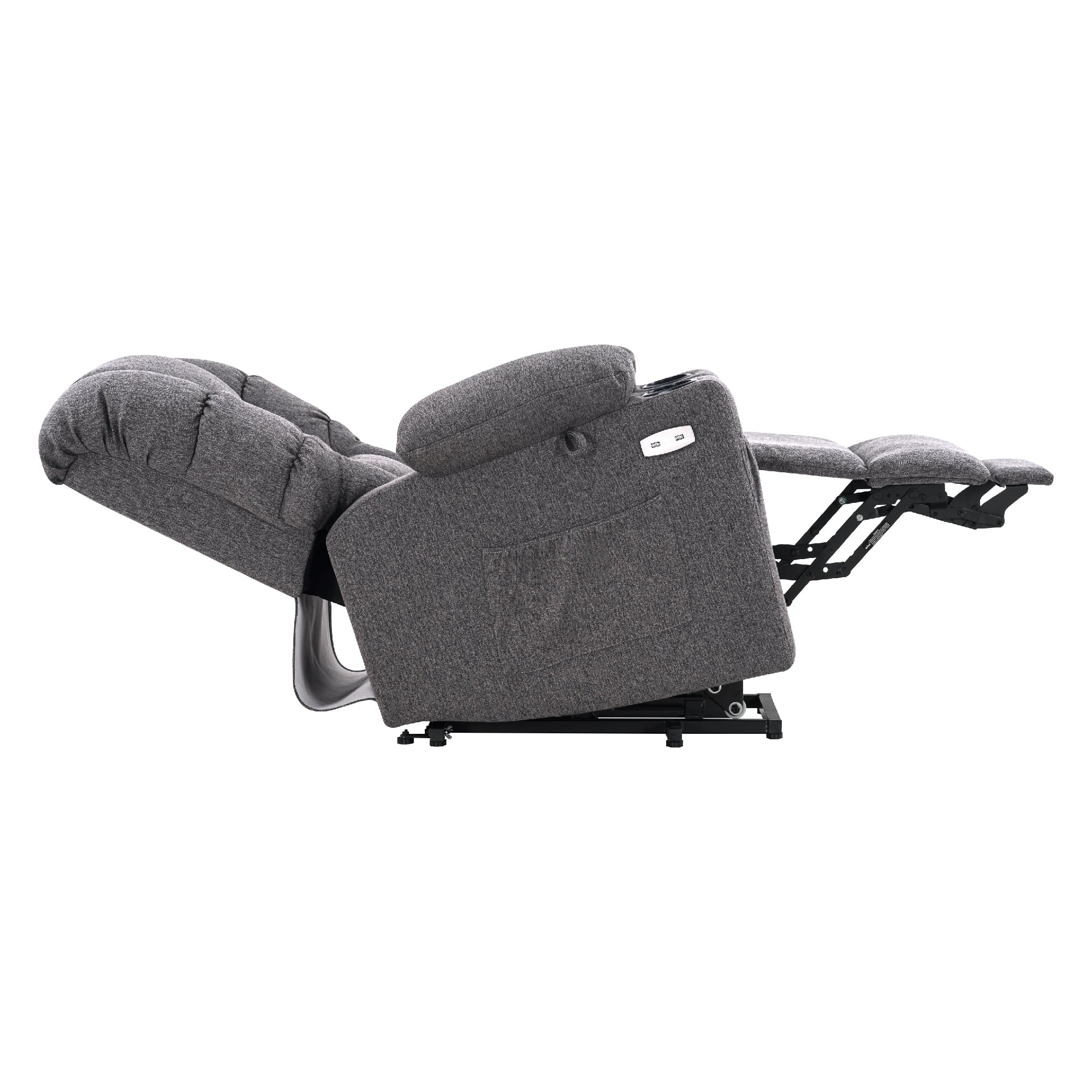 elektrische relaxfauteuil met sta-op hulp, 3 motoren, ligstand, USB – foto 41