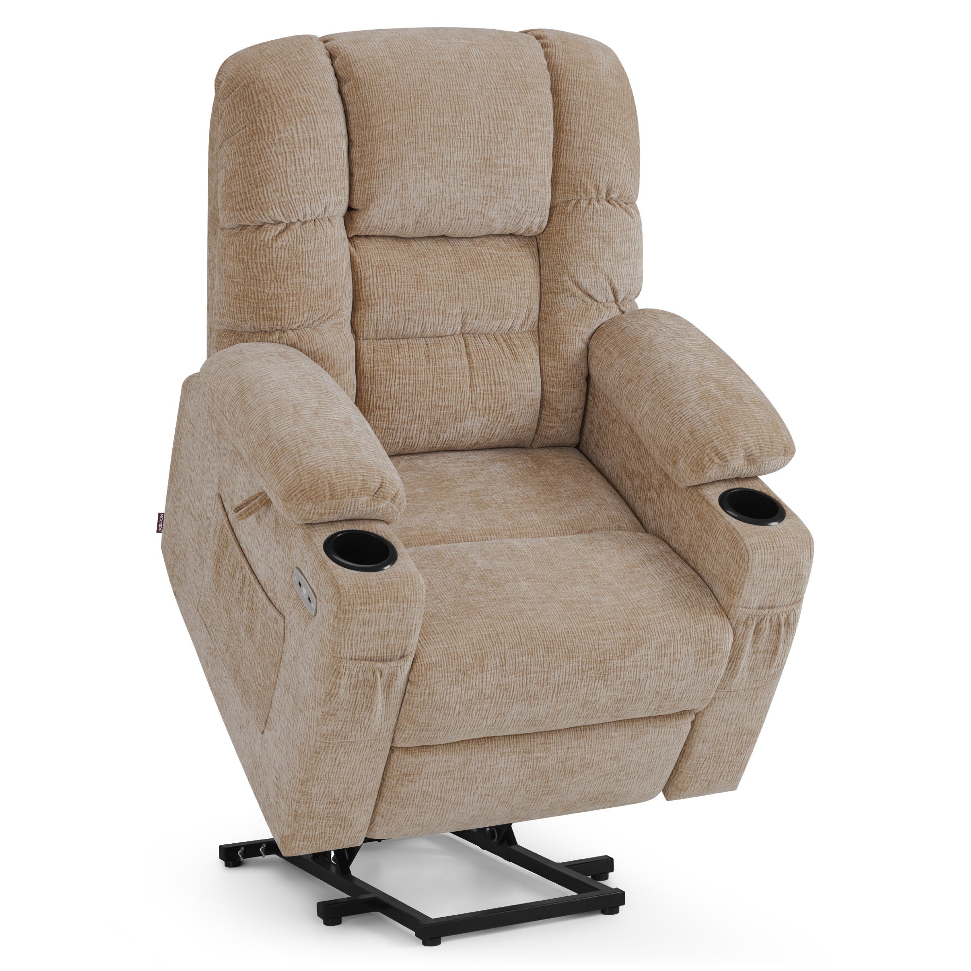 elektrische relaxfauteuil met sta-op hulp, 3 motoren, ligstand, USB – foto 47
