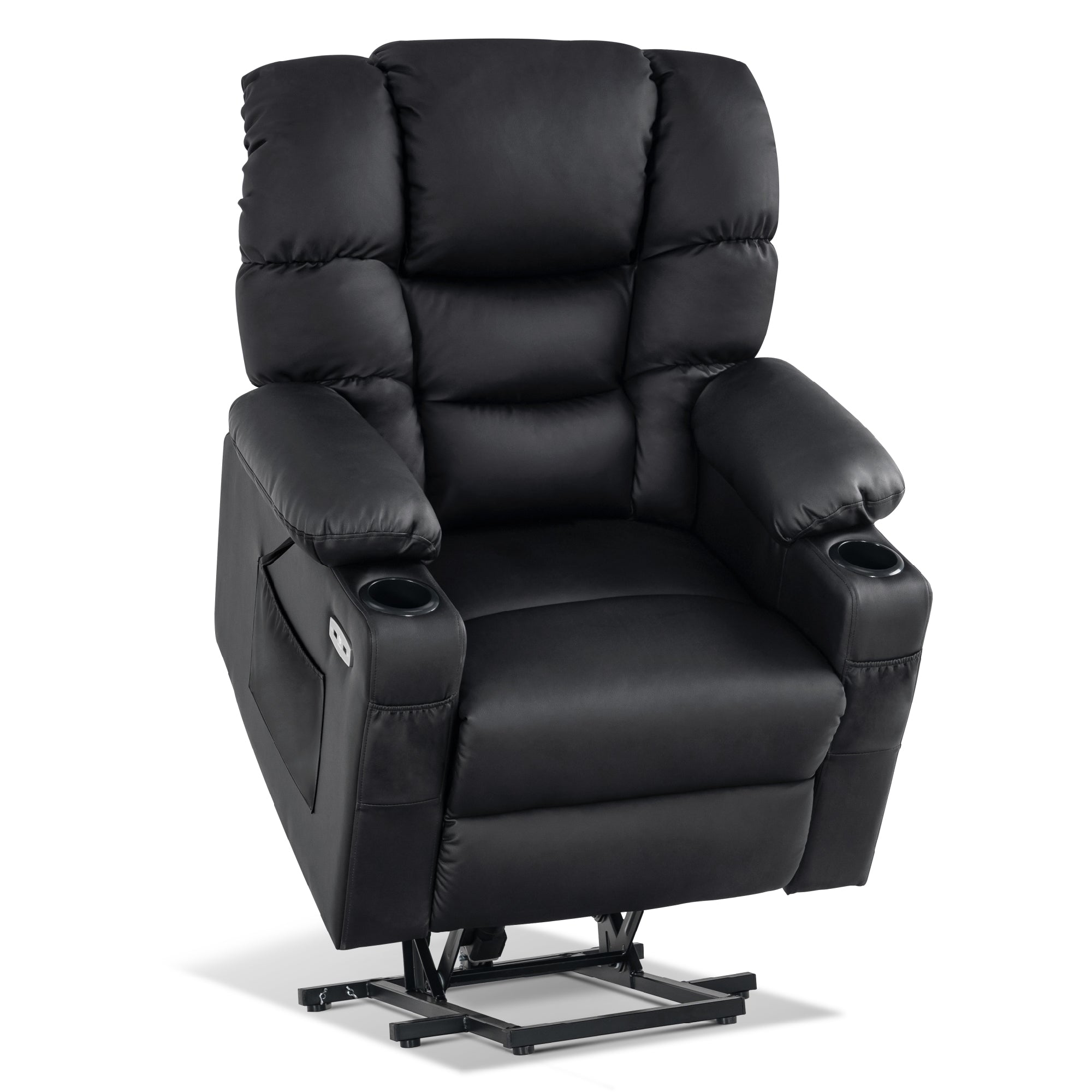 elektrische relaxfauteuil met sta-op hulp, 3 motoren, ligstand, USB – foto 9