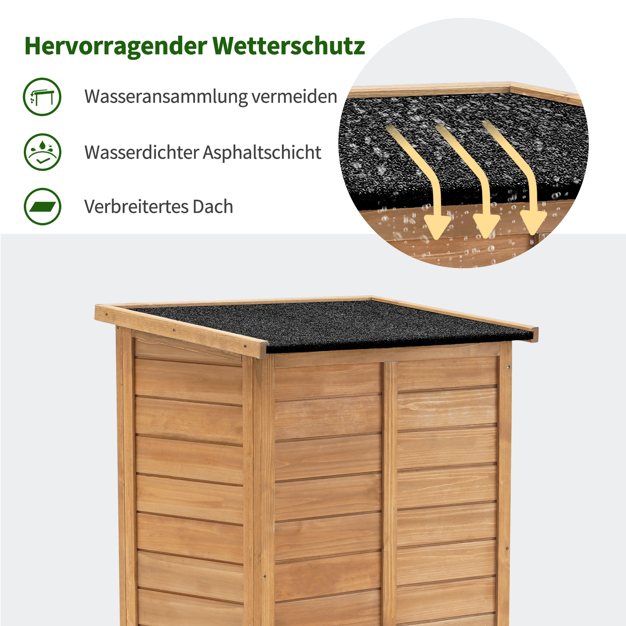 Tuinkast Gereedschapshuisje Gereedschapsschuur Tuinkast Hout 0690 – foto 6