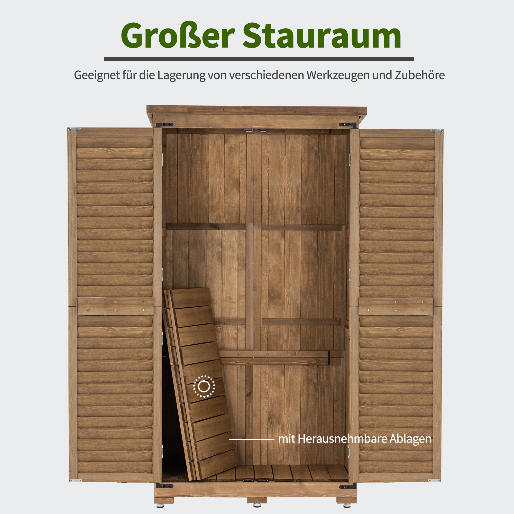 Tuinkast Hout Schuur Tuinhuisje Schuurkast Tuin 0870 – foto 4
