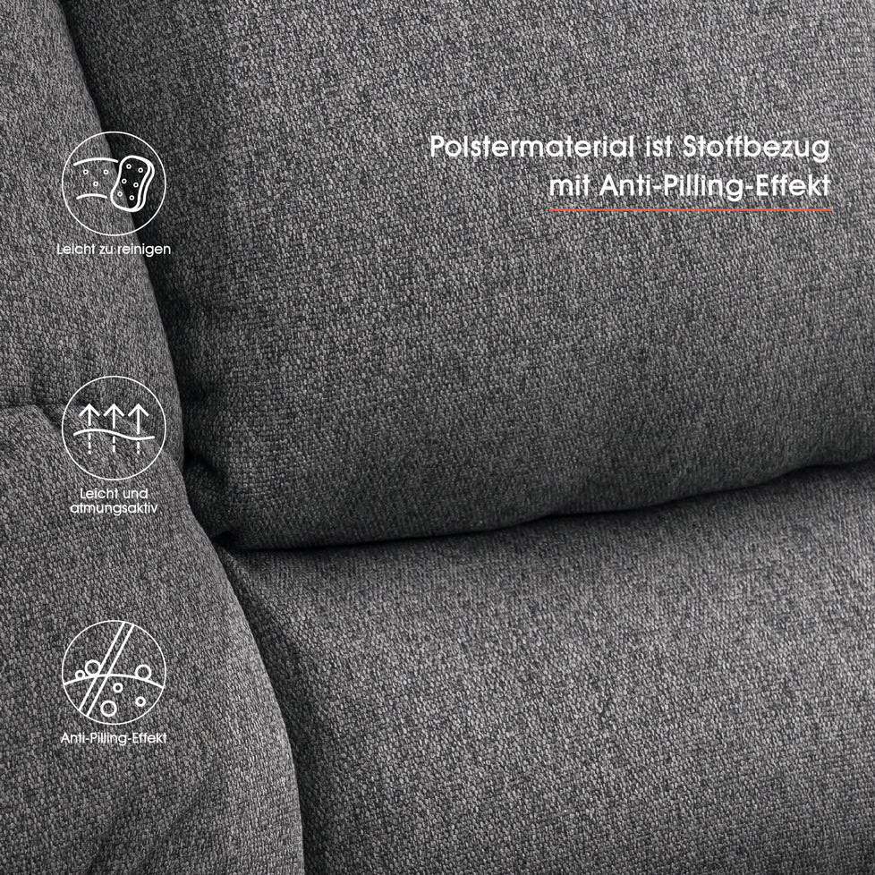 Massagestoel Relaxfauteuil 7020, verwarmd, 360° draaibaar, schommel, handmatig verstelbaar – foto 24