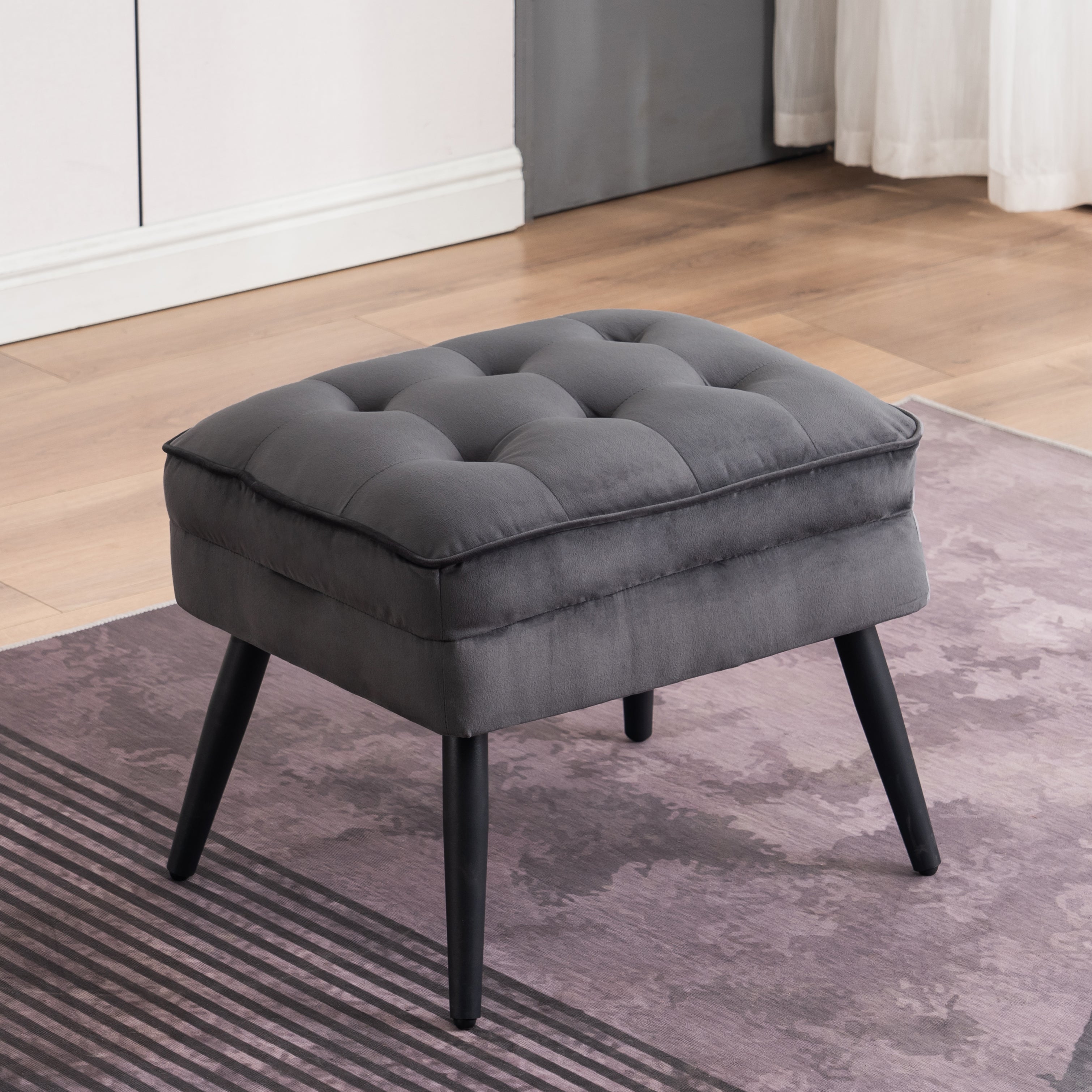 Oorfauteuil Samt, met Kussen & Metalen Poten, tot 120 kg, 7277 – foto 11