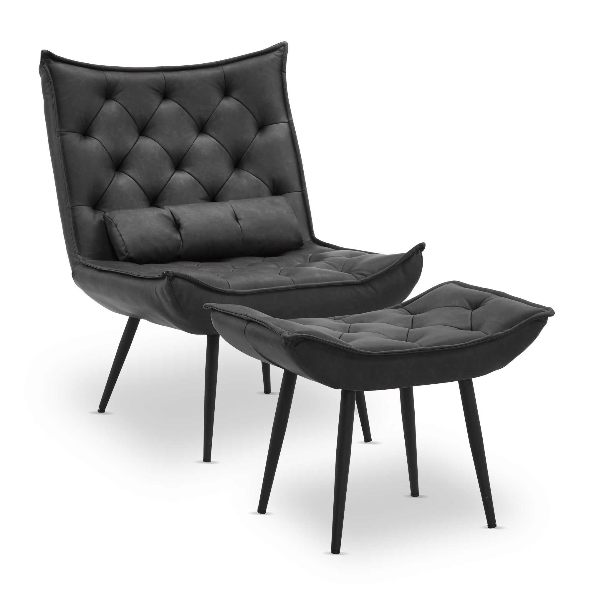 Relaxfauteuil TV-stoel Microvezel met/zonder hocker, 4778, 4779 – foto 1