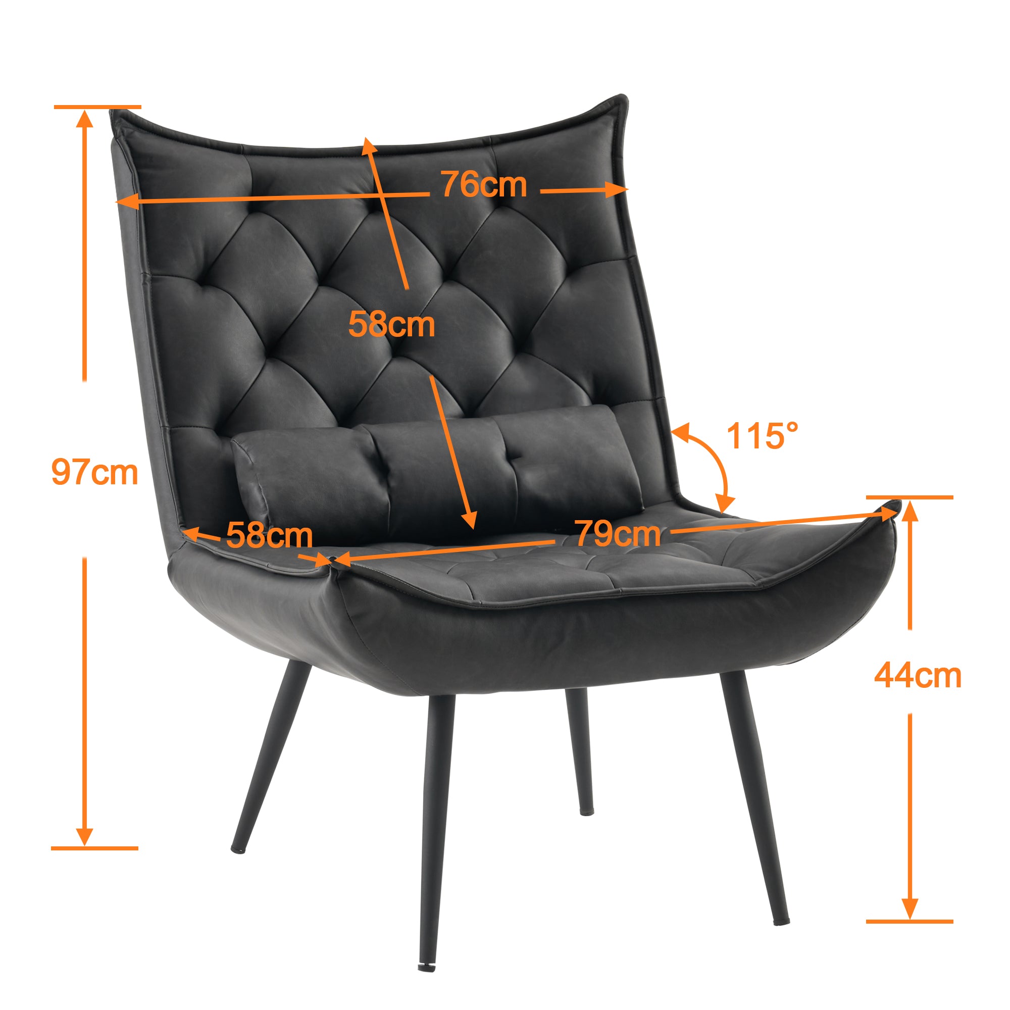 Relaxfauteuil TV-stoel Microvezel met/zonder hocker, 4778, 4779 – foto 11