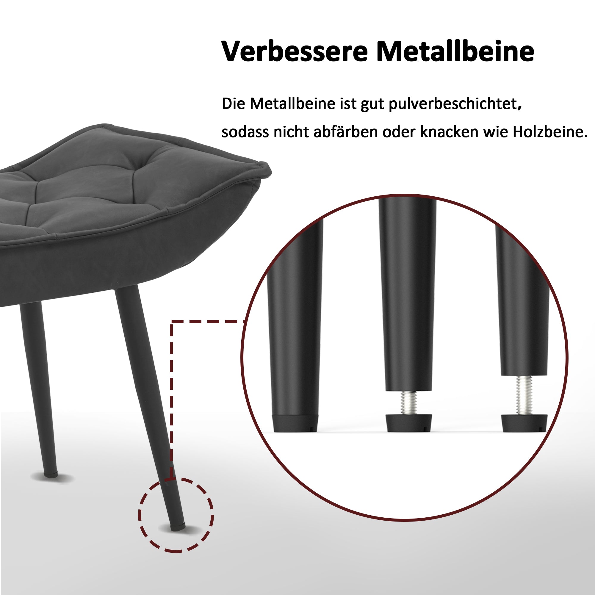 Relaxfauteuil TV-stoel Microvezel met/zonder hocker, 4778, 4779 – foto 15