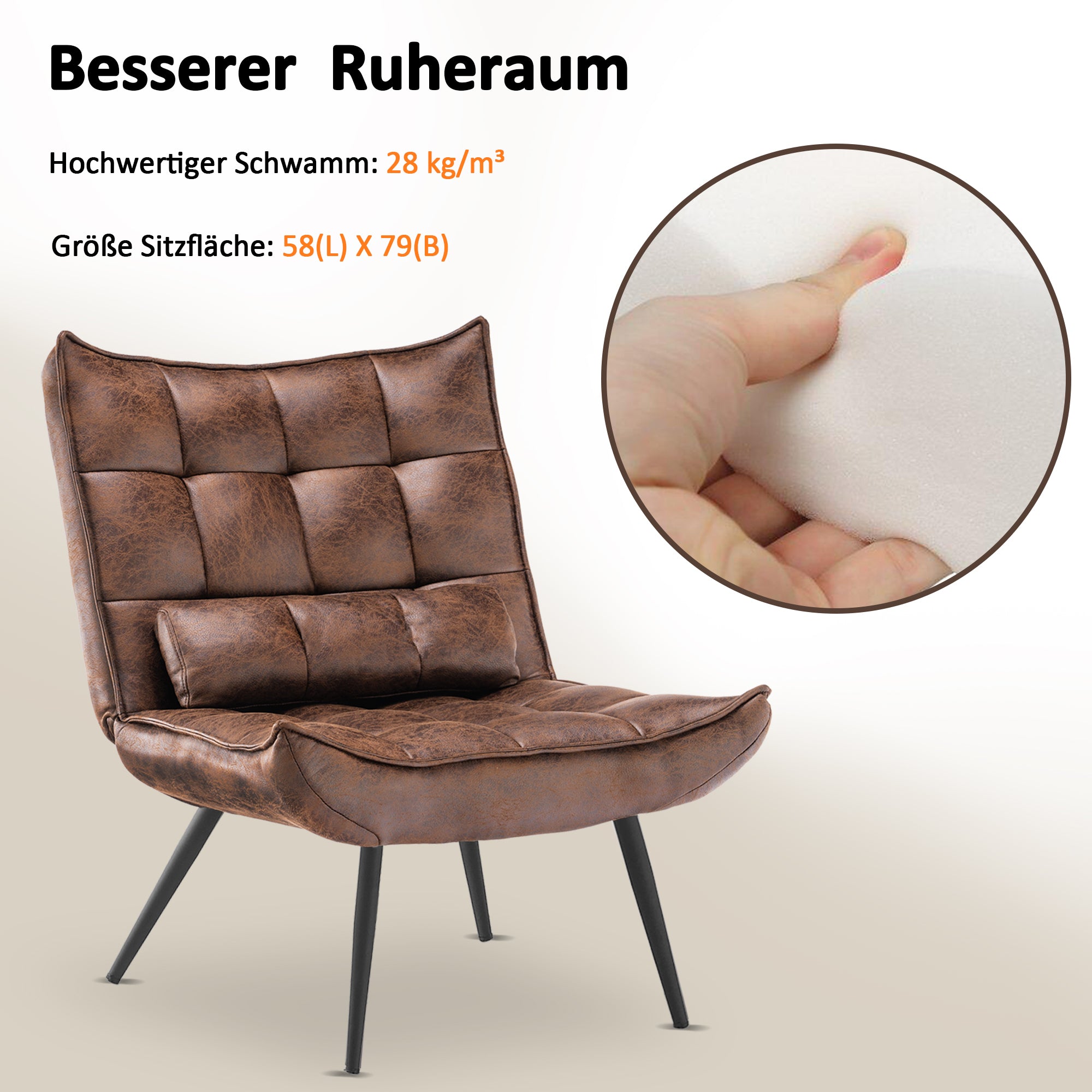 Relaxfauteuil TV-stoel Microvezel met/zonder hocker, 4778, 4779 – foto 21