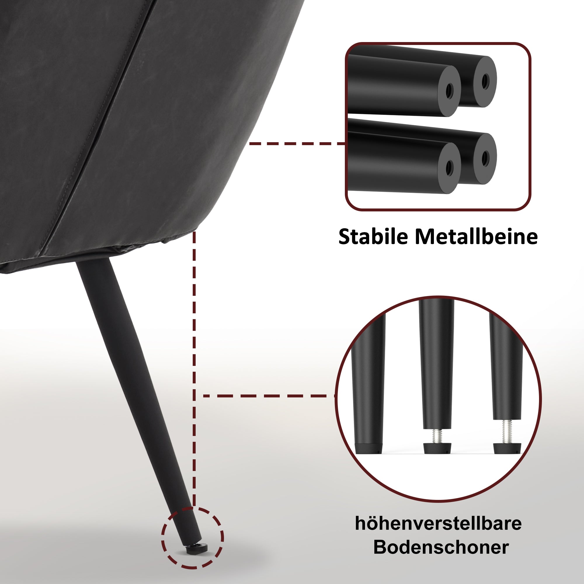 Relaxfauteuil TV-stoel Microvezel met/zonder hocker, 4778, 4779 – foto 4