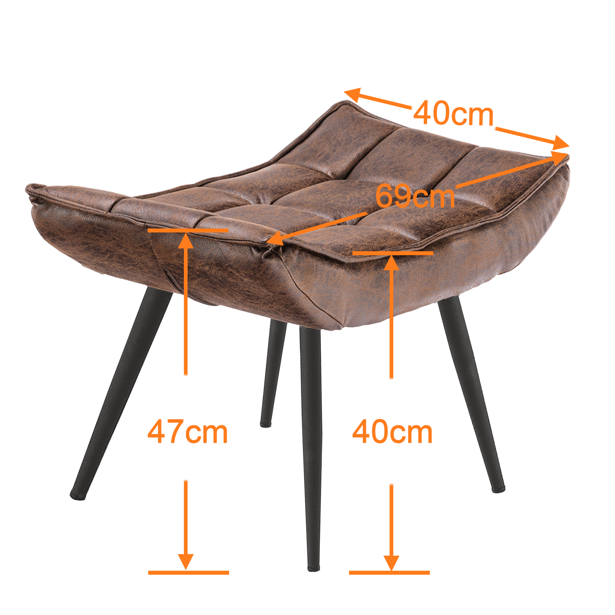 Relaxfauteuil TV-stoel Microvezel met/zonder hocker, 4778, 4779 – foto 31