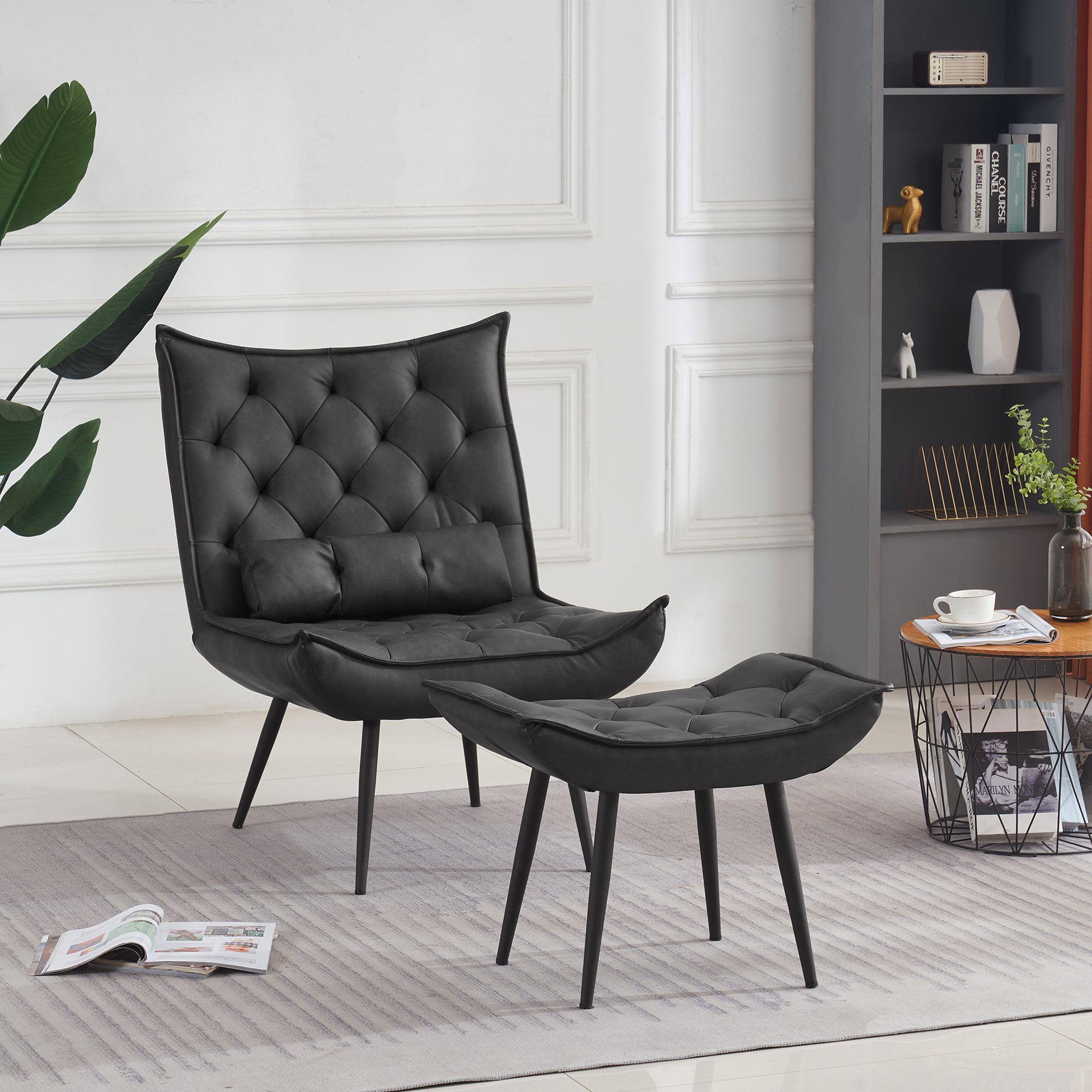 Relaxfauteuil TV-stoel Microvezel met/zonder hocker, 4778, 4779 – foto 7