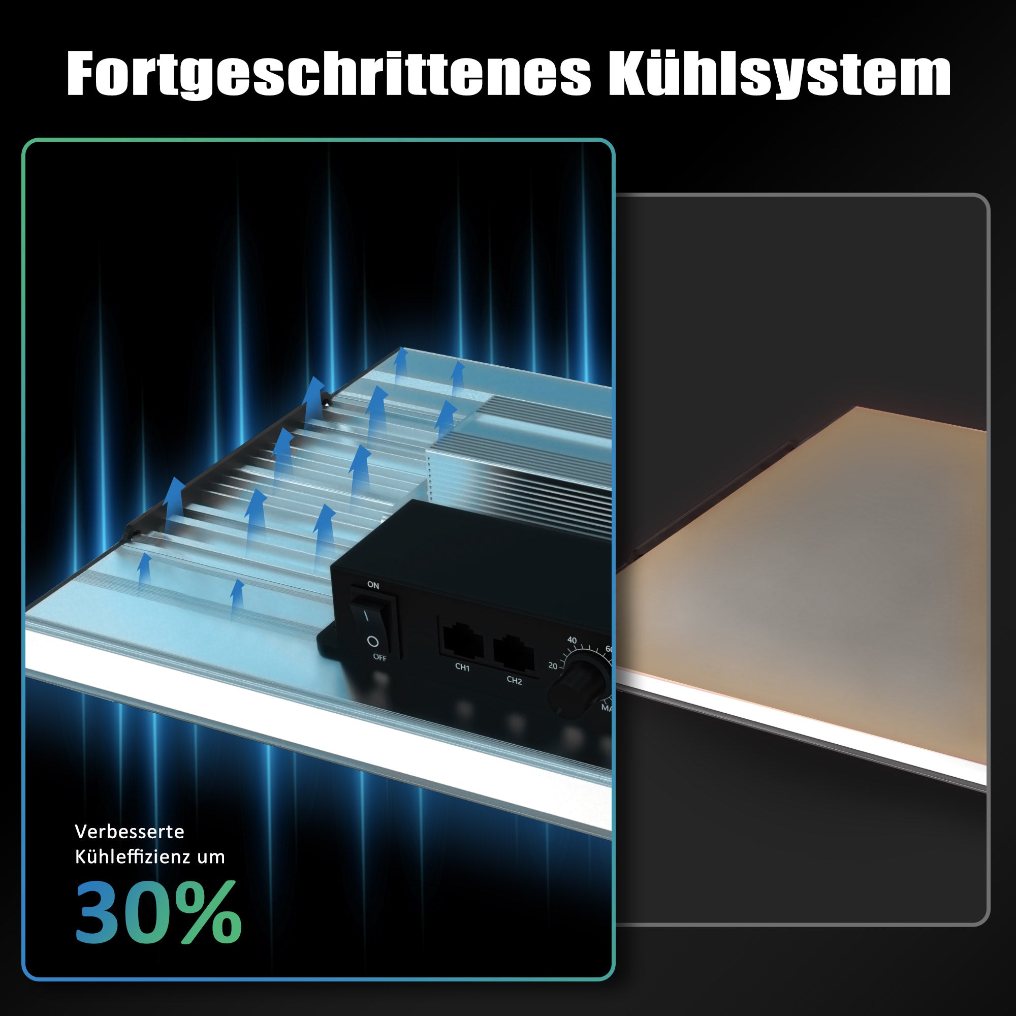 NovaGrove LED Groeilamp Volledig Spectrum, 100W, voor Kweekkast, Dimbaar & Daisy Chain, EC10 – foto 4